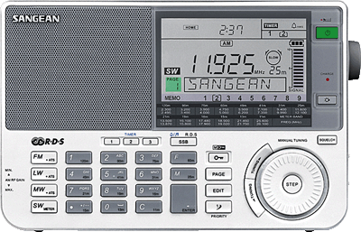 Sangean ATS-909X  (rus версия) White , супер радиоприемник с SSB