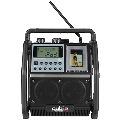PerfectPro Cubi 2  защищенный FM стерео радиоприемник с док-станцией для iPOD и iPhone