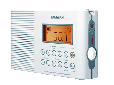 Sangean H201  СВ/УКВ AM/WFM радиоприемник во влагозащищенном корпусе