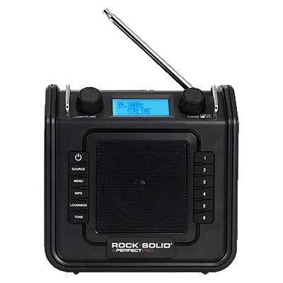 PerfectPro Rocksolid защищенный FM стерео радиоприемник с RDS