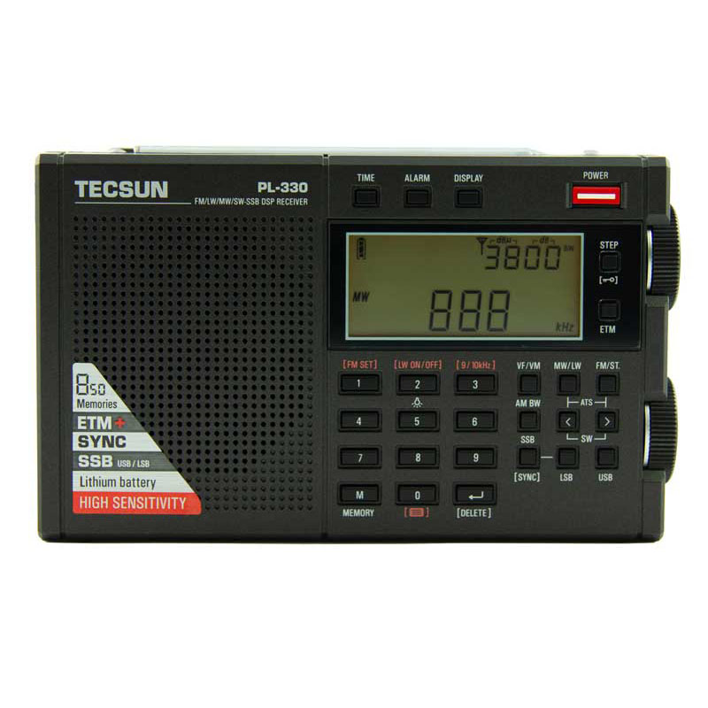 Tecsun PL-330 Всеволновый AM/SW/FM цифровой радиоприемник