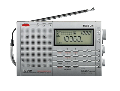 Tecsun PL-660 цифровой радиоприемник. FM/AM/SSB КВ/УКВ, авиадиапазон, SSB..