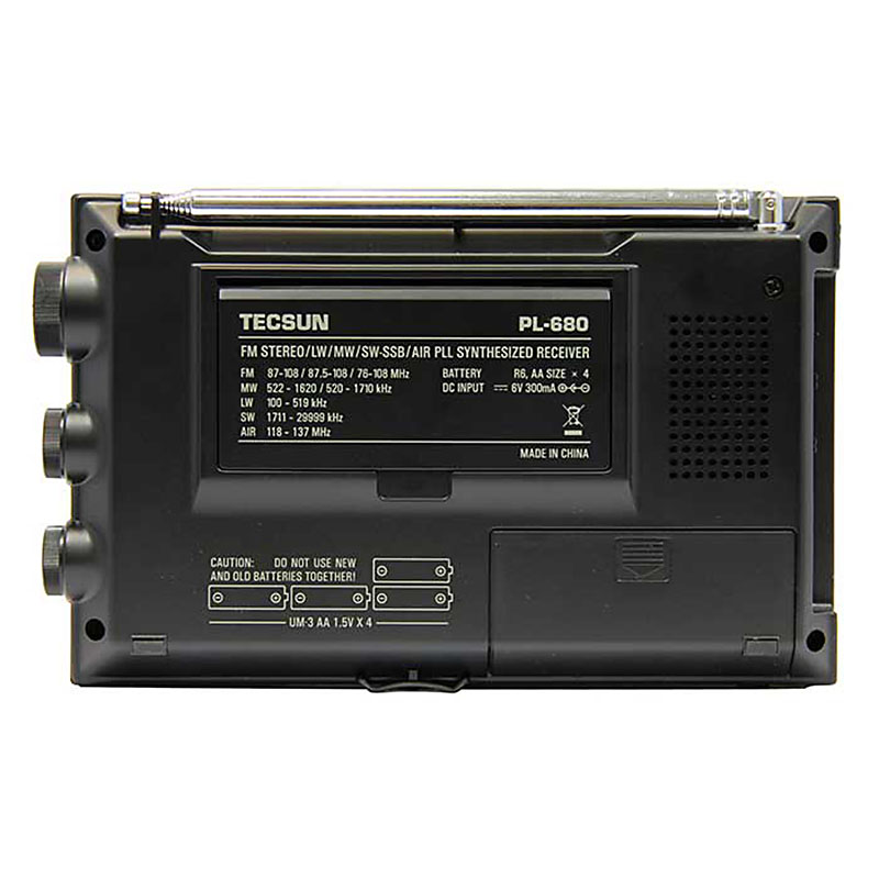 Tecsun PL-680 цифровой радиоприемник. FM/AM/SSB КВ/УКВ, авиадиапазон, SSB..