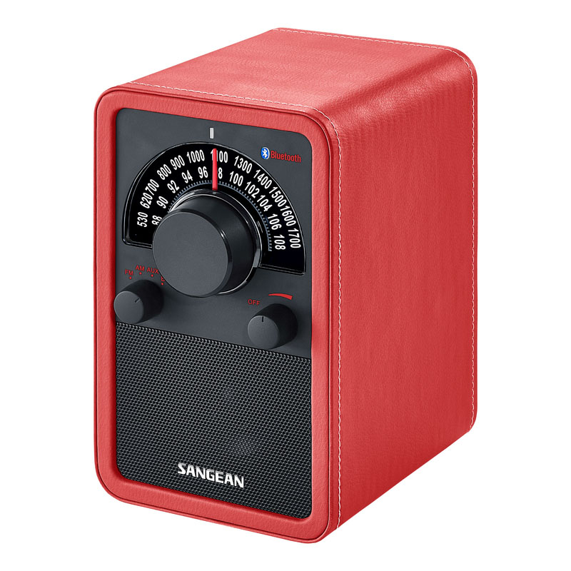 Sangean WR-15BT RED AM/FM аналоговый настольный радиоприёмник с Bluetooth