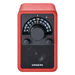 Sangean WR-15BT RED AM/FM аналоговый настольный радиоприёмник с Bluetooth